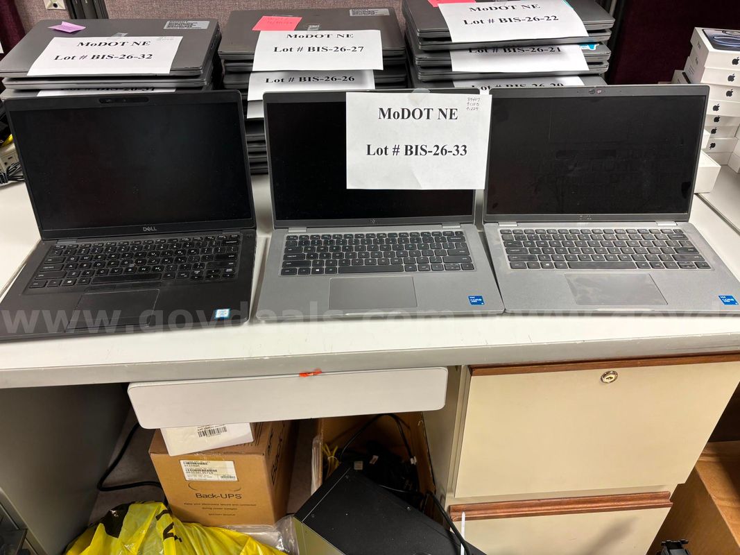 Lot of 3 - Dell Laptops