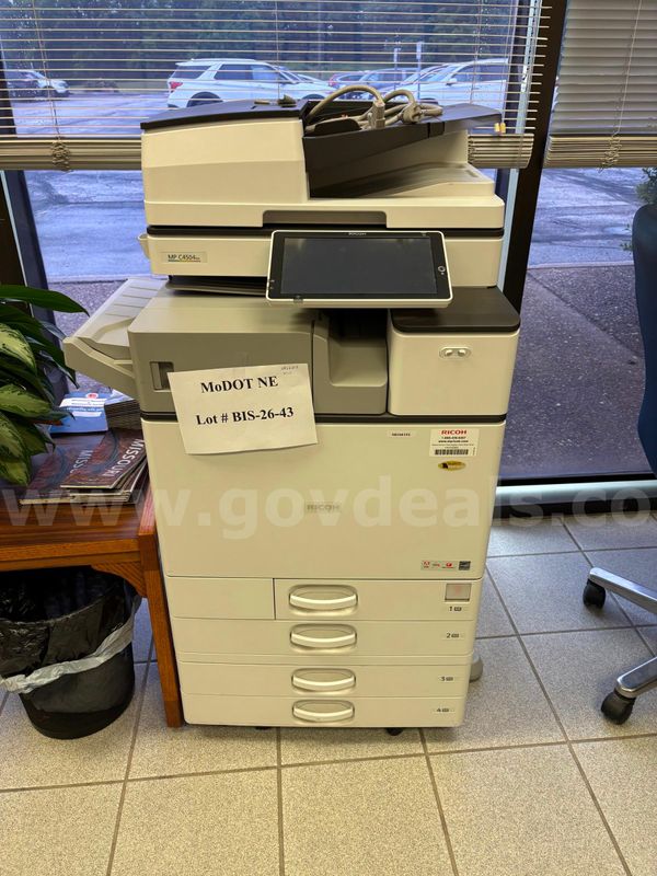 Ricoh MP c4504, color copier/printer