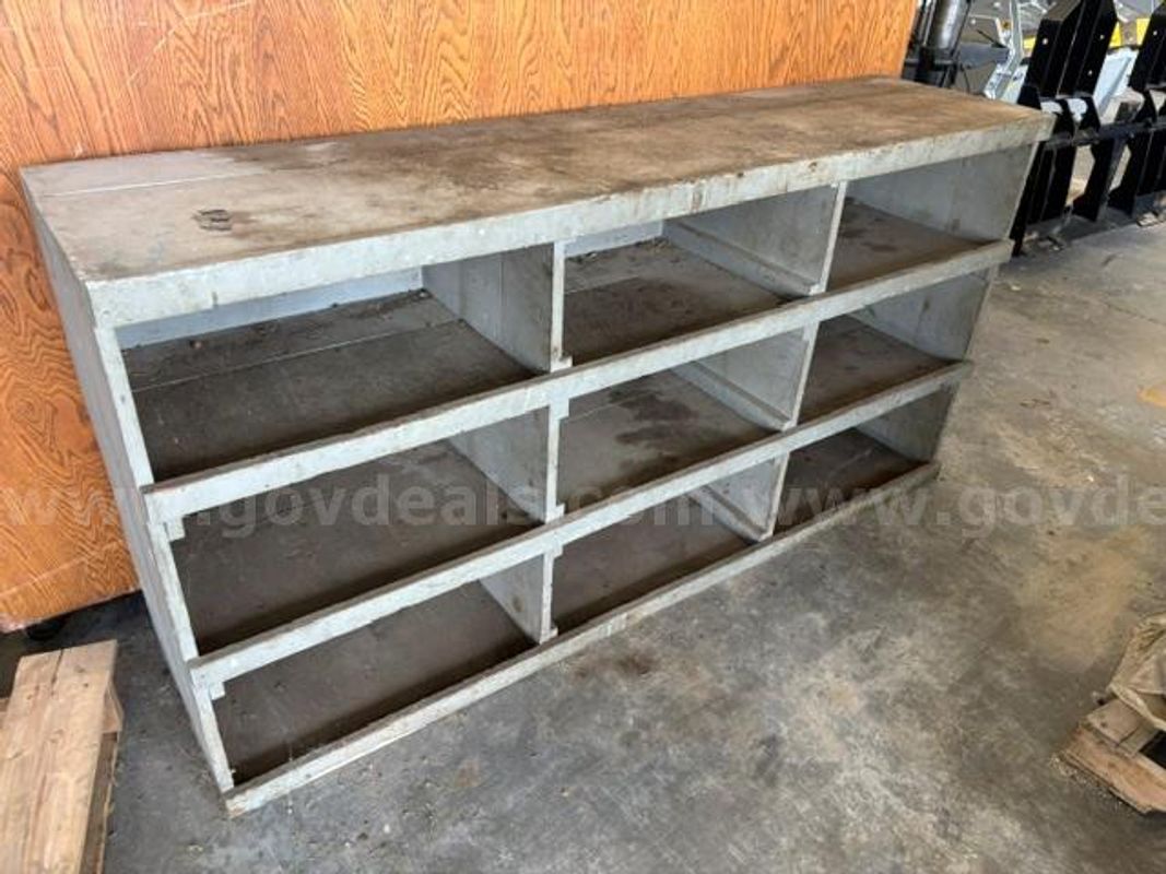 Wooden Storage Cabinet with Cubbies