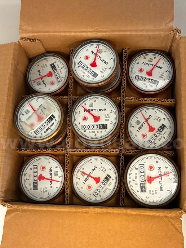 Utility Company Owned Surplus - Neptune T-10 1” Water Meter Registers