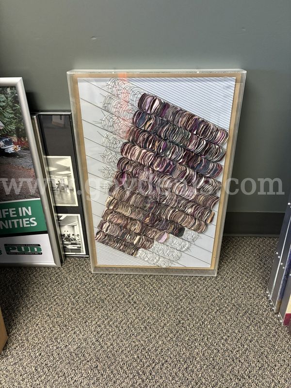 Framed Abstract Artwork (20” x 30”)