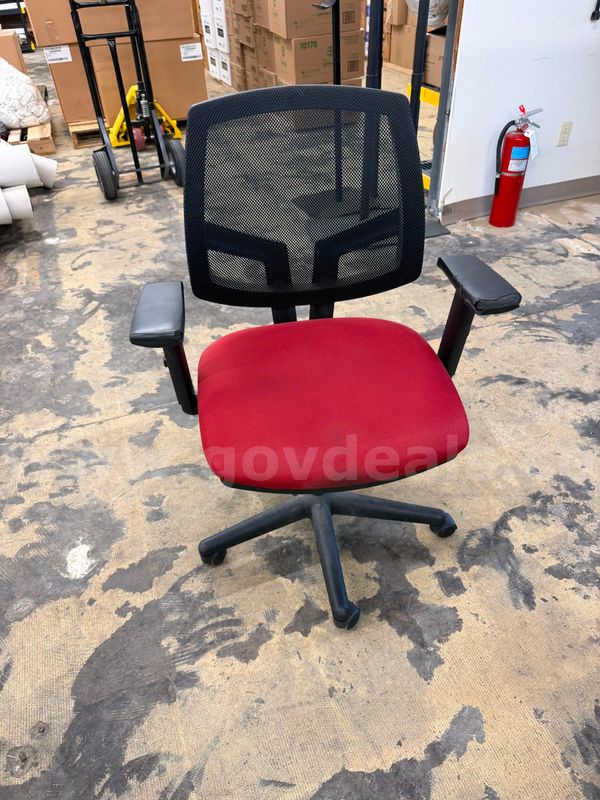 Black and Red Office Chair