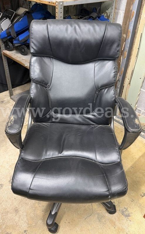 Black Leather Office Chair