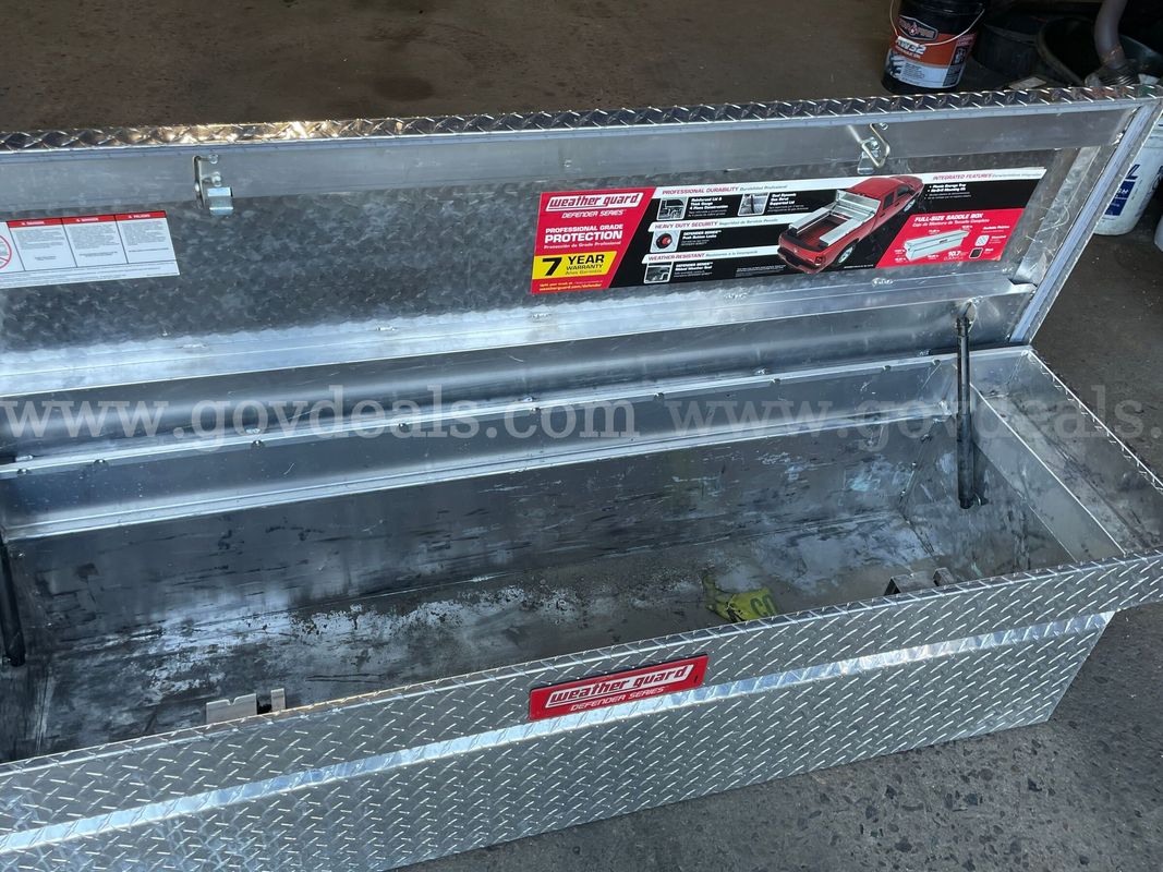 Weather Guard Diamond Plate Truck Bed Box