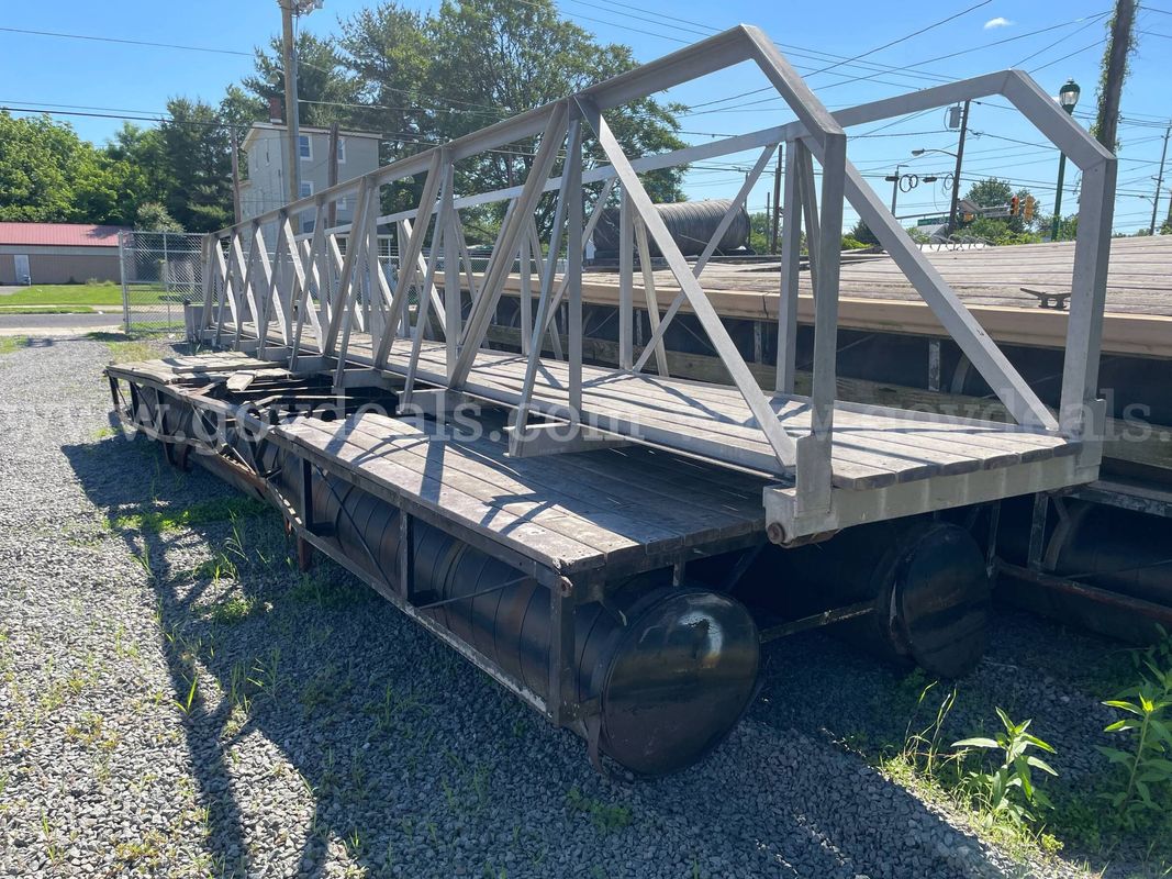 Lot of Twelve (12) Floating Docks w/Ramp