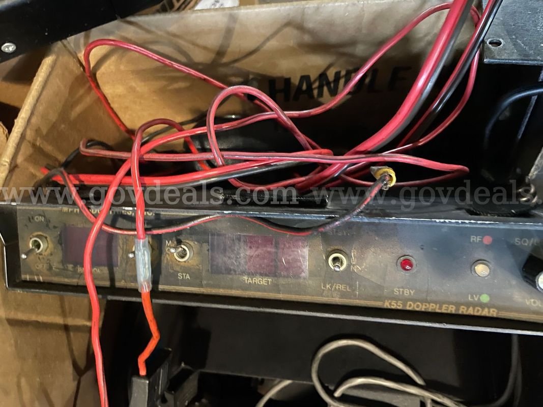 Lot of Electronics From Police Vehicles