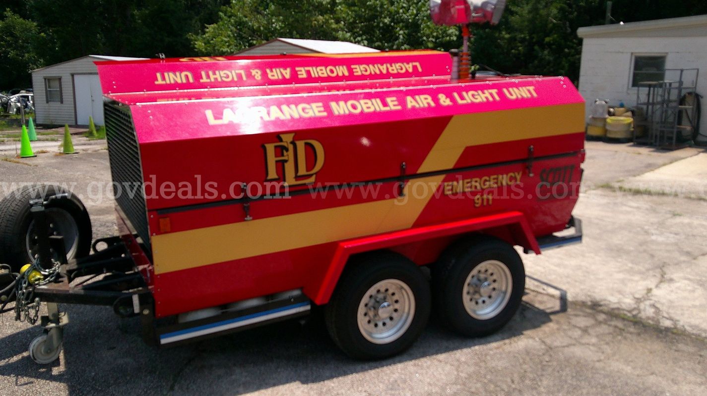 2003 Millerbilt carrier Scott Mobile Breathing Air Trailer SCBA Fill Station