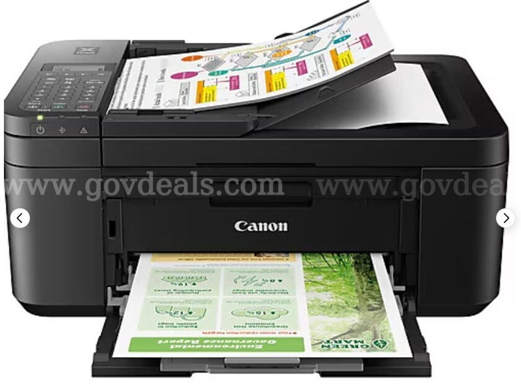 Asset ID #5494 #37 — Canon PIXMA TR4720 Wireless Color Inkjet Printer, All-In-OneThis Printer is opertaion no issues