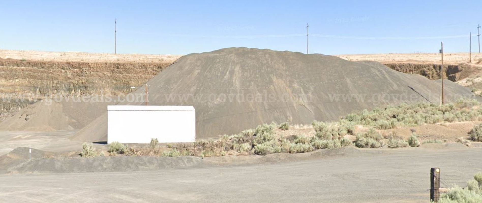 Lot #5 15,000 yards of Crusher Reject Fines - Sold on Site at ODOT near Hepner, OR.