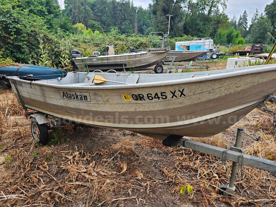1991 15' Alaskan Smoker Craft Boat & Trailer