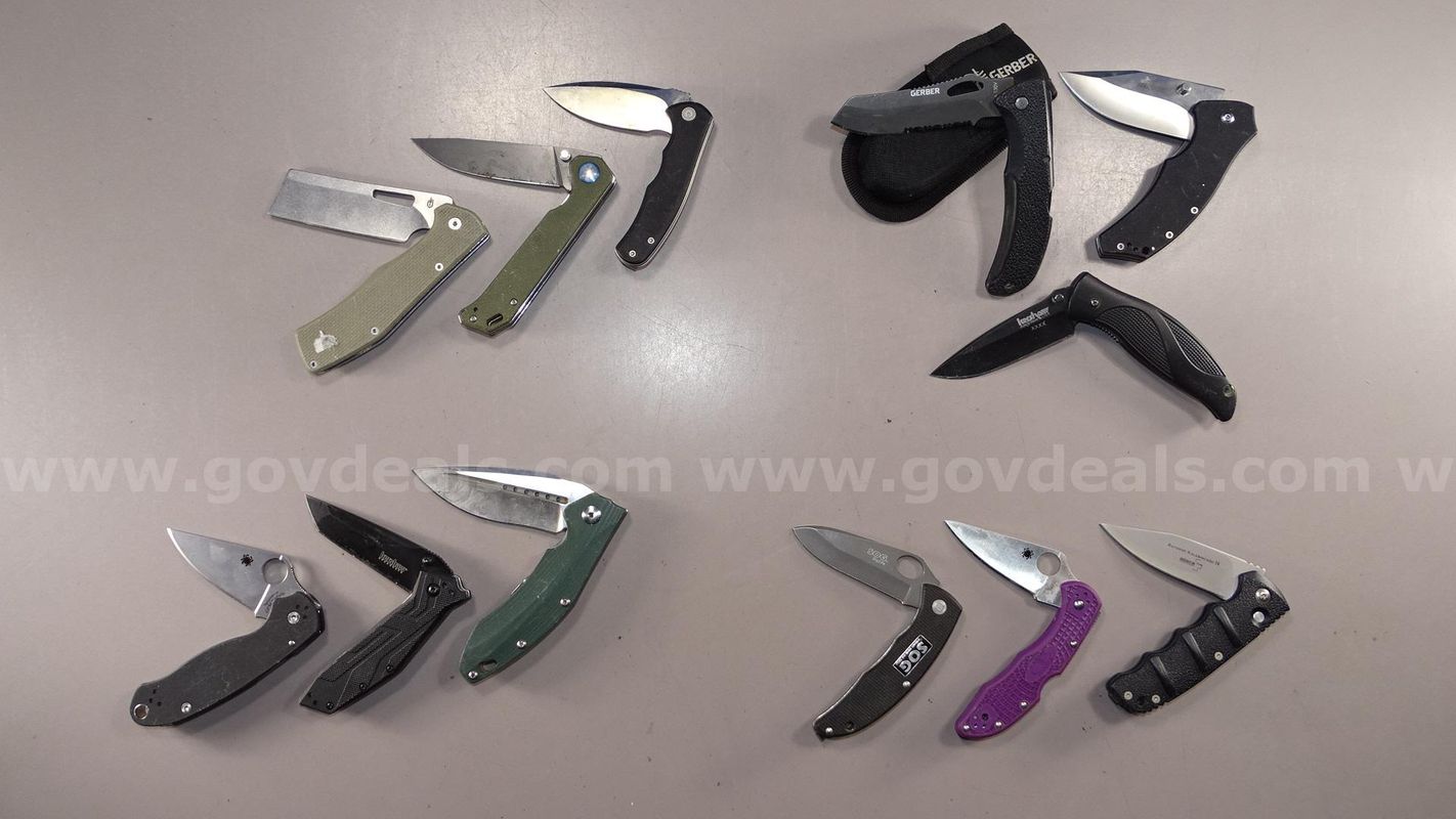 Knife Lot – Spyderco, Kershaw - Shipping Fee $13