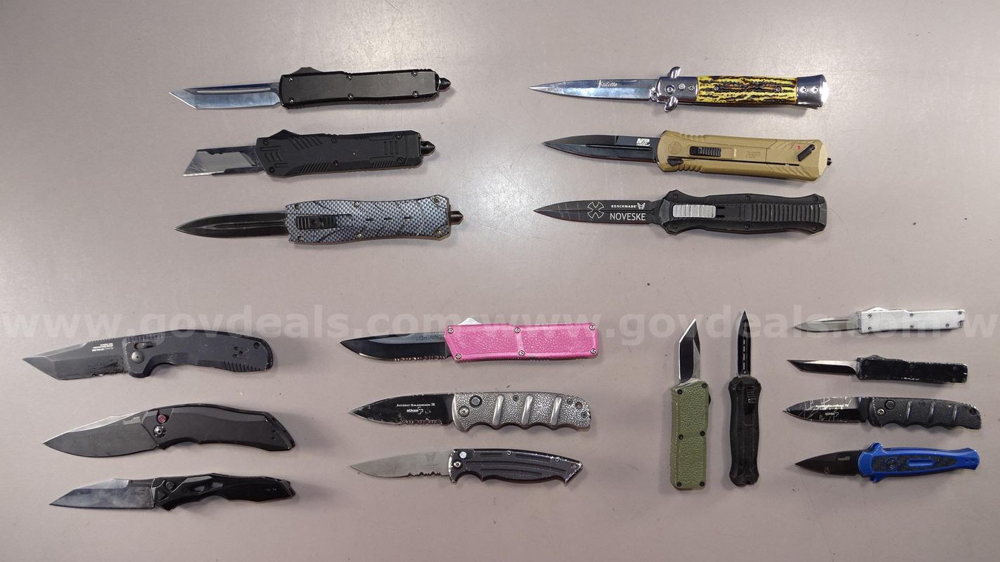 OTF & Switchblade Knife Lot – NO Shipping - Sale Age 18+yr w/ID
