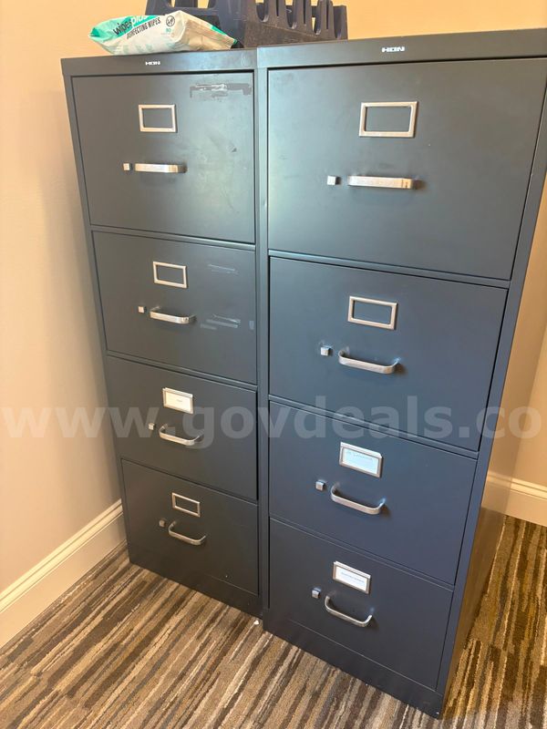 Metal File Cabinet, Lot of 3