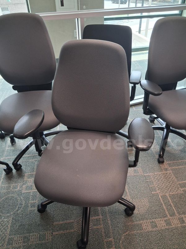 Office Chairs, Typewriters, Surge Protectors and Wall Clock