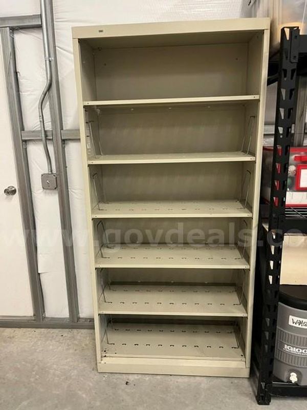 Office Chairs, File Shelving Unit, Desk, Table, Keyboard Tray and File Cabinet