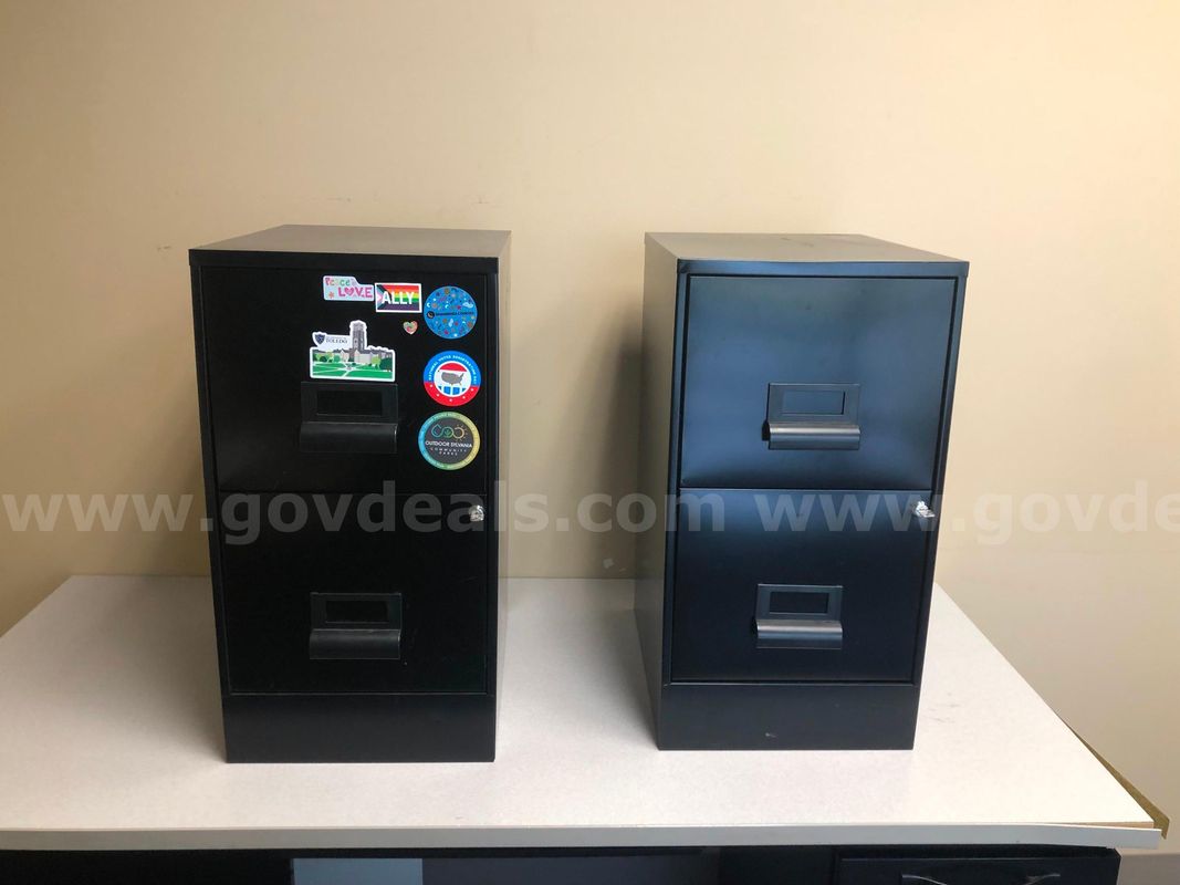 Two Drawer File Cabinets (2)