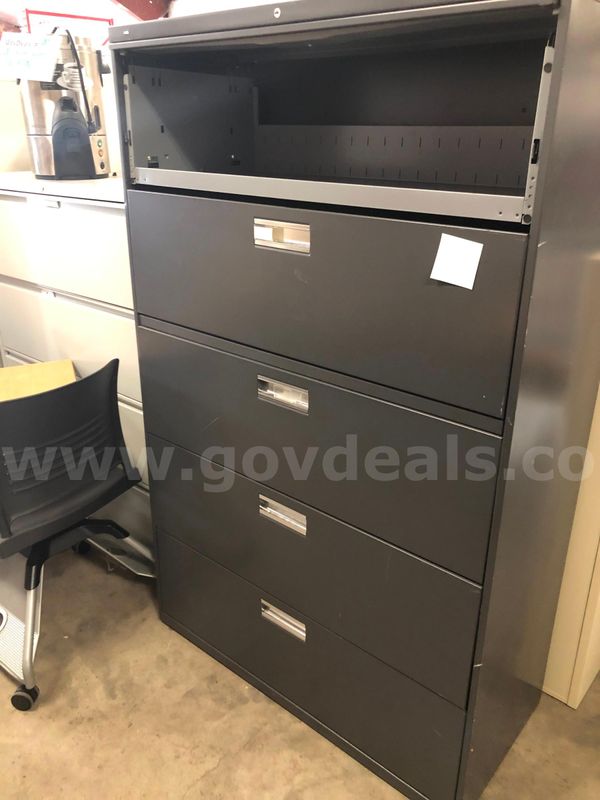 Five Drawer Lateral File Cabinet
