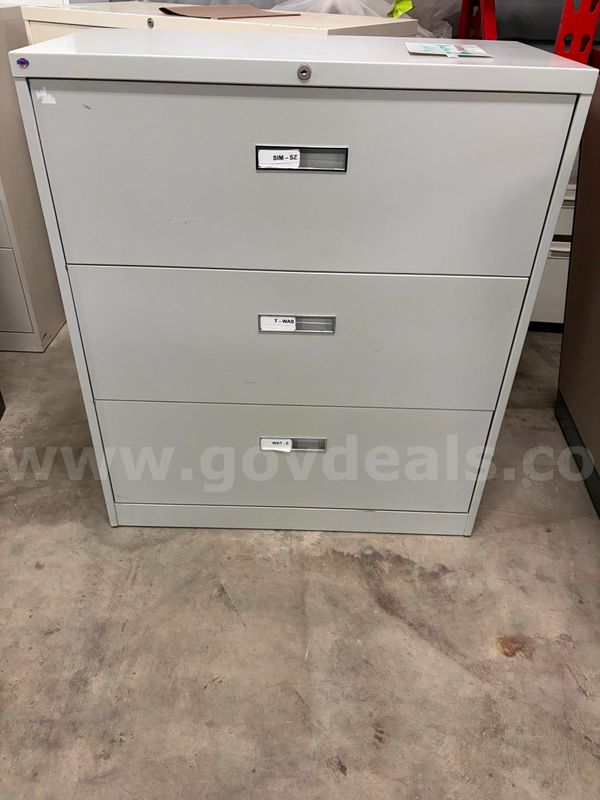 Three Drawer Lateral File Cabinet