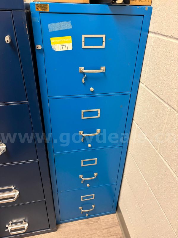 4 Drawer Letter Sized File Cabinet