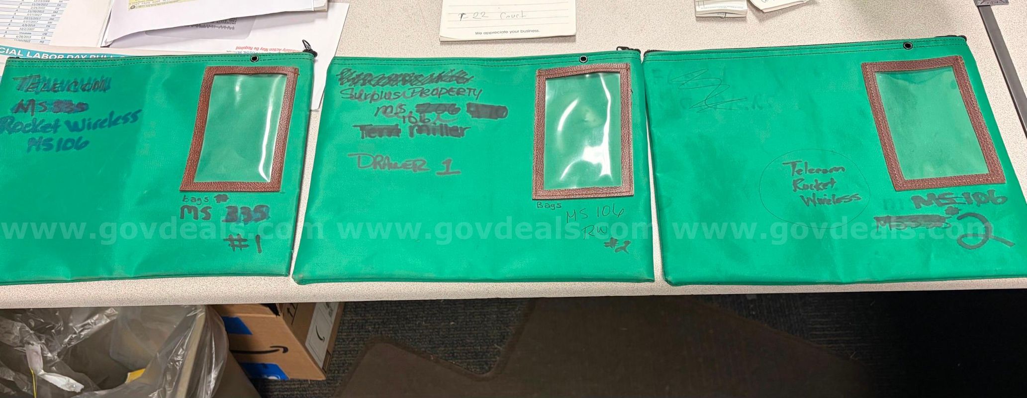 Bank Deposit Bags (3)