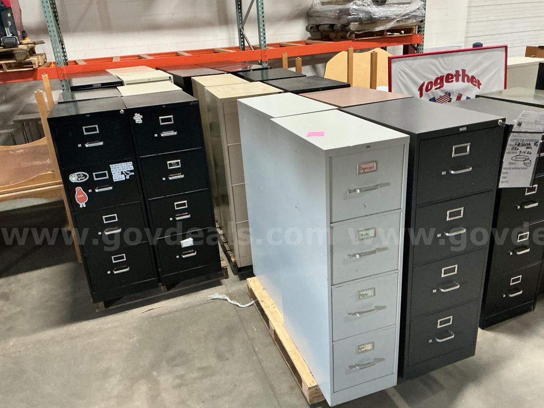 File Cabinets - Lot of 4