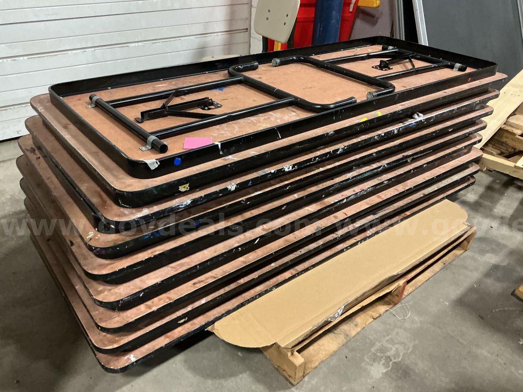 6’ Folding Table - Lot of 8