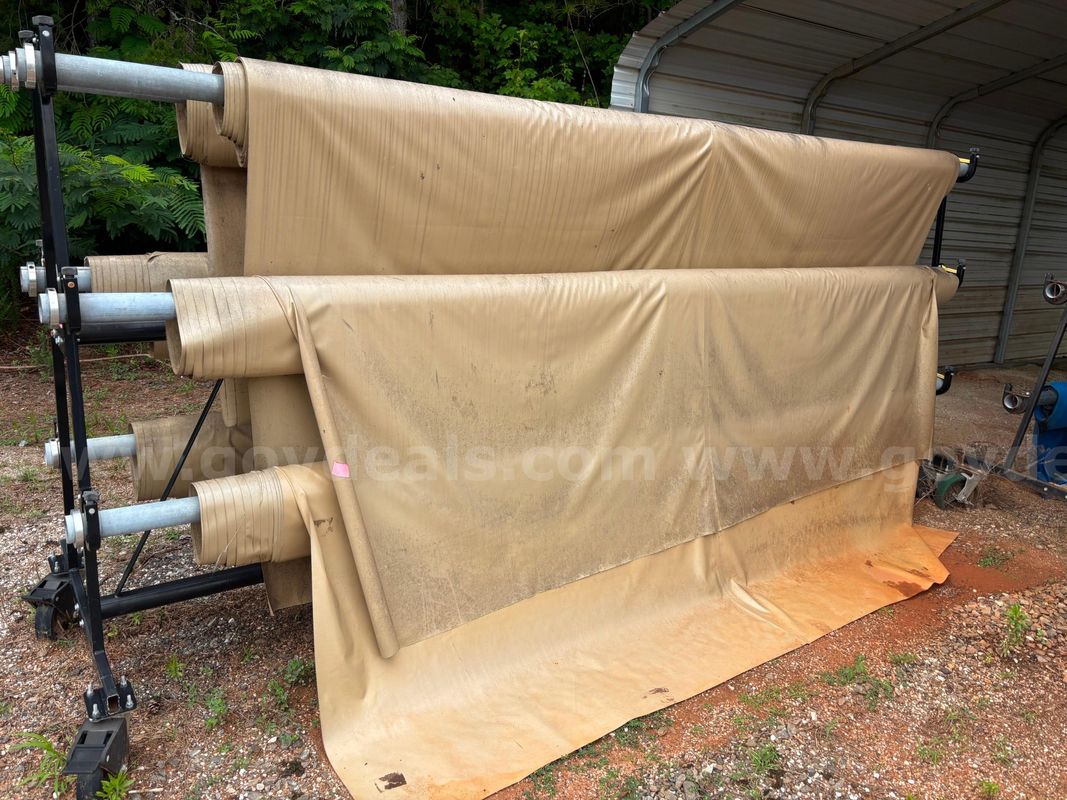 Gym Floor Covers and Mobile Rack
