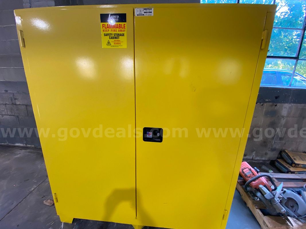 Lot of Saws with Cabinet