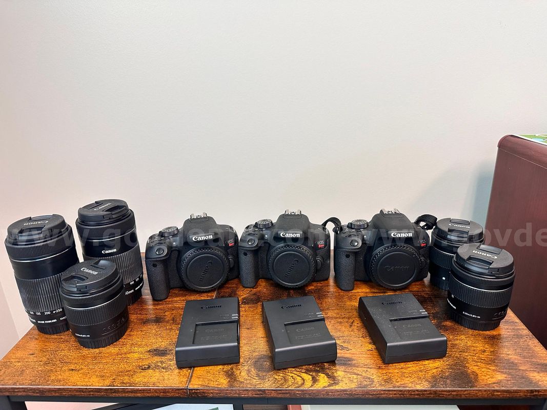 Camera Equipment Bundle – Used, Working Condition