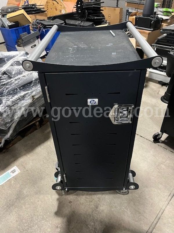 HP Laptop storage cart
