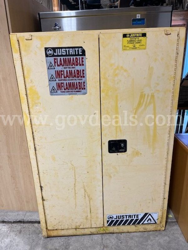 Gas Can Storage Cabinet