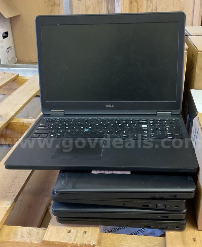 Lot of 5 Dell Latitude E5550 Laptops