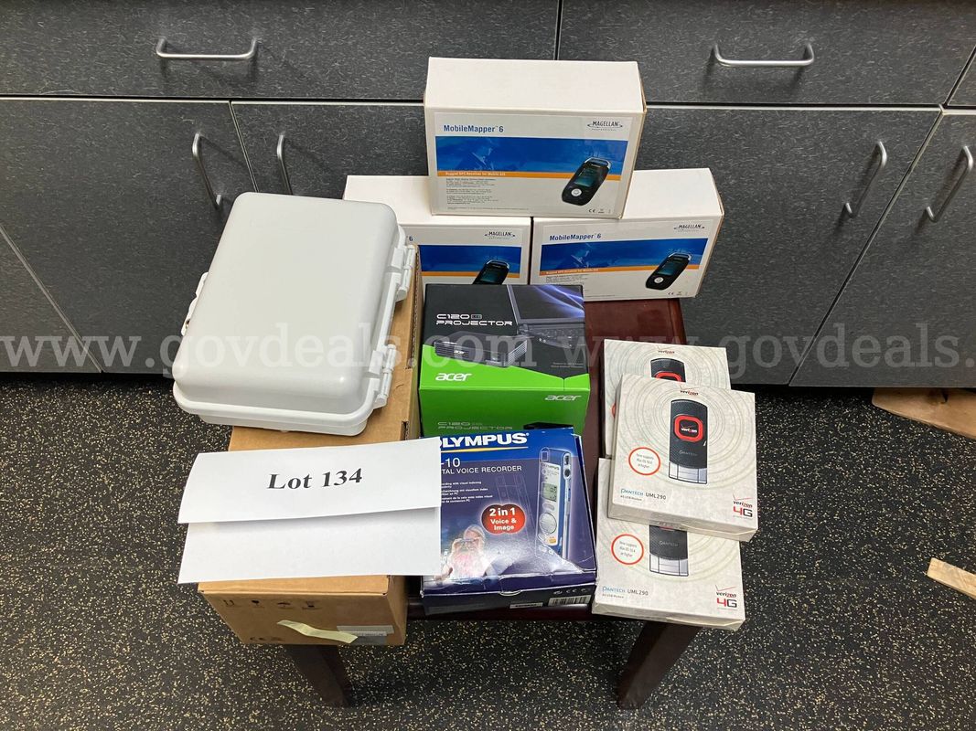 Large Lot of Consumer Electronics: Hotspot, Projector, IP Camera, Mobile Mapper