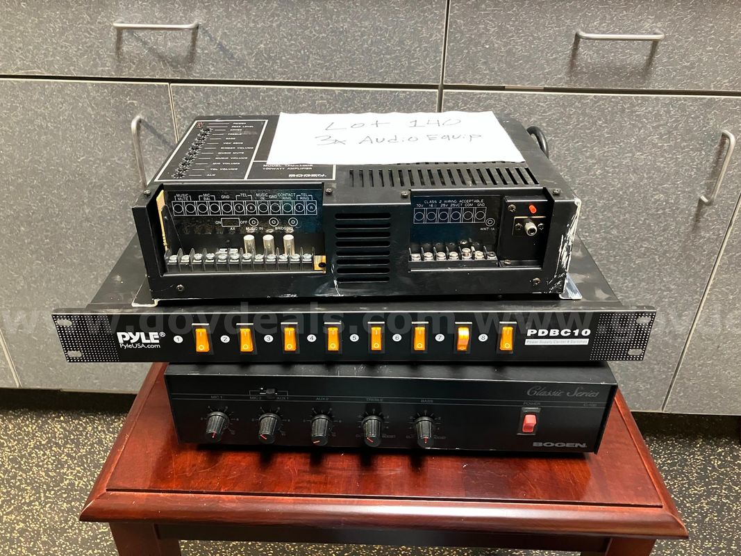 Lot of Professional Audio Equipment