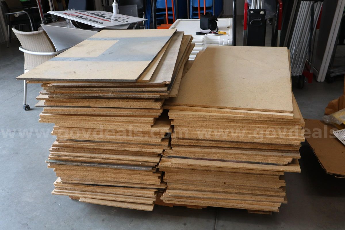Assorted Metal Shelving Framing & Wooden Deck Panels