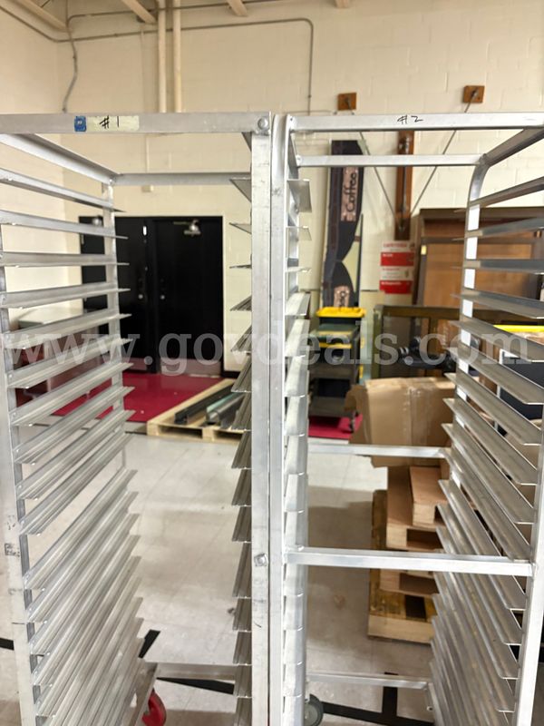 2-tray racks for kitchen prep