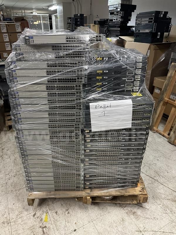 Old Networking Equipment Pallet 1