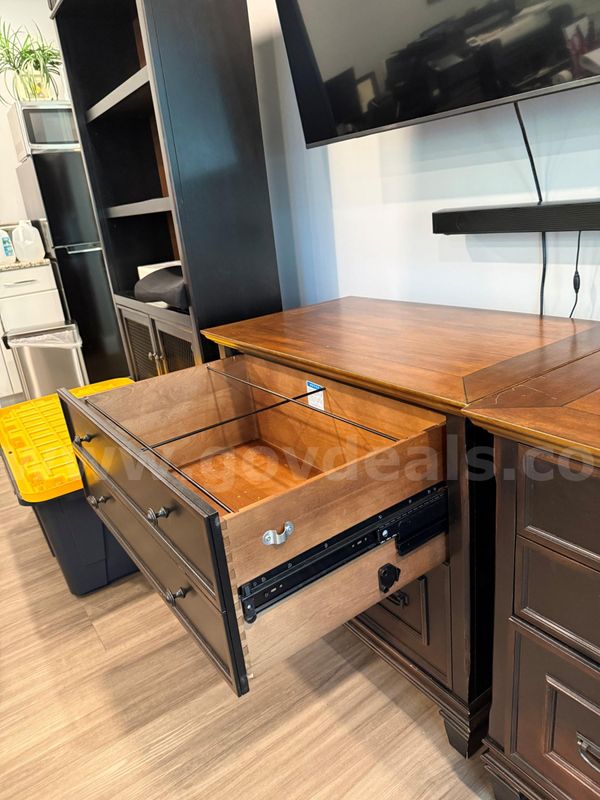 Lateral file cabinet - wood