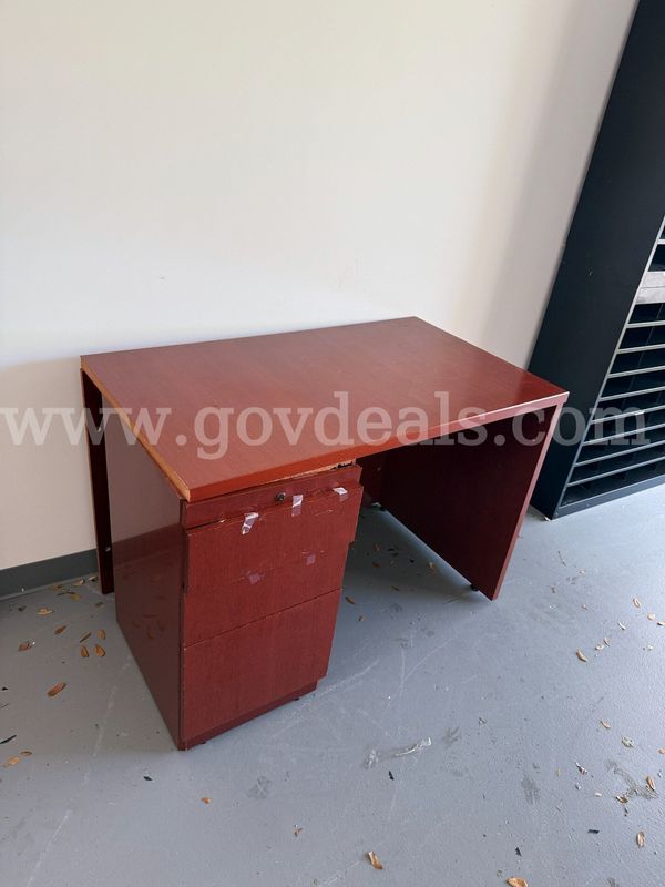 small desk with two drawers