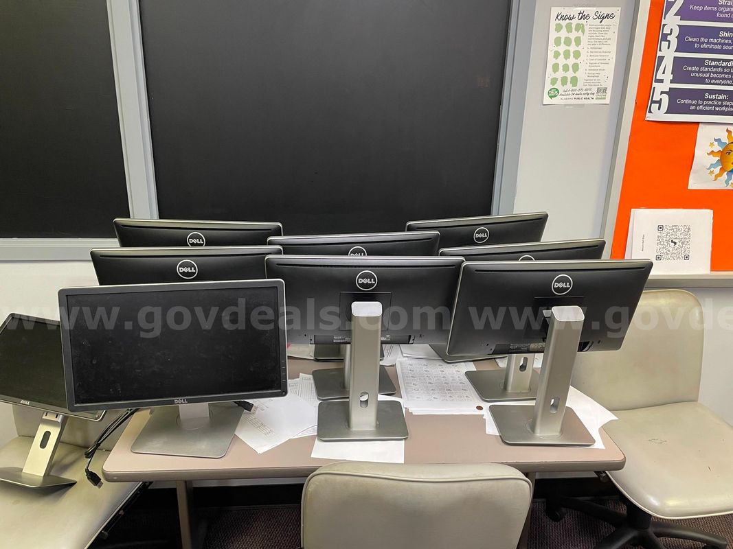 Lot of (10) Monitors