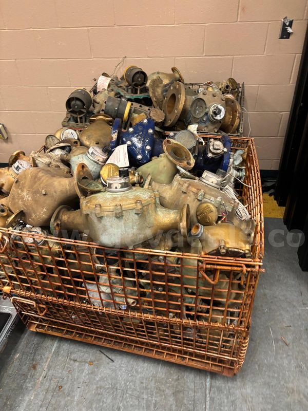Lot of scrap water meters