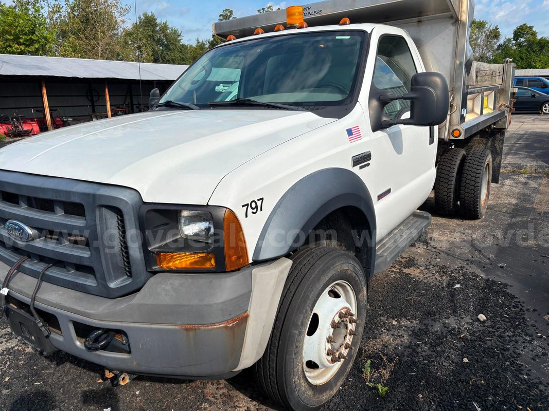 2007 Ford F-450 SD Mini Dump (797) Non running