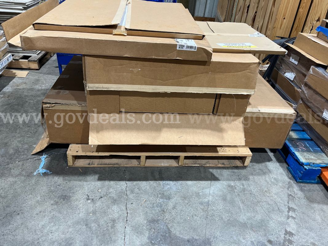 Pallet of Hoffman enclosures