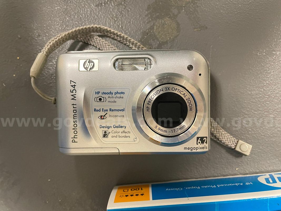 HP Photosmart M547 Digital Camera, Photo Paper, HP Q8506A Photosmart Printer