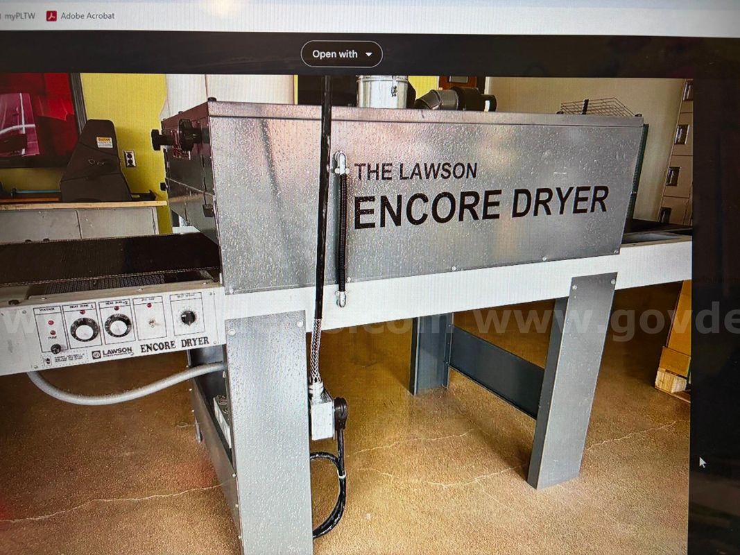 Commercial taxtile conveyer dryer