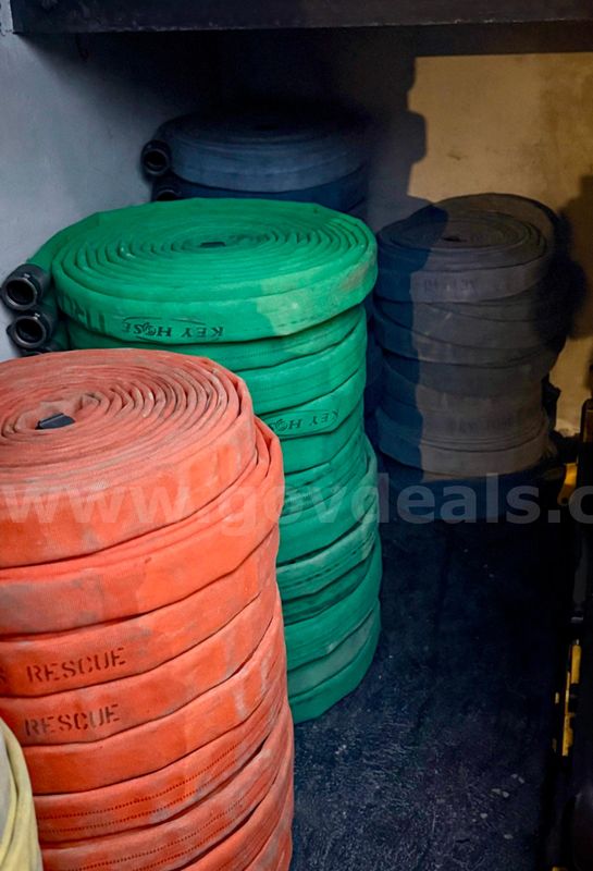 25 - 50' sections of 1 3/4" fire hose