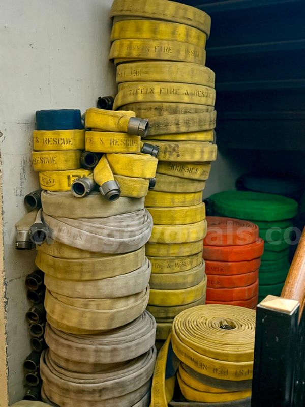 33 - 50' sections of yellow fire hose