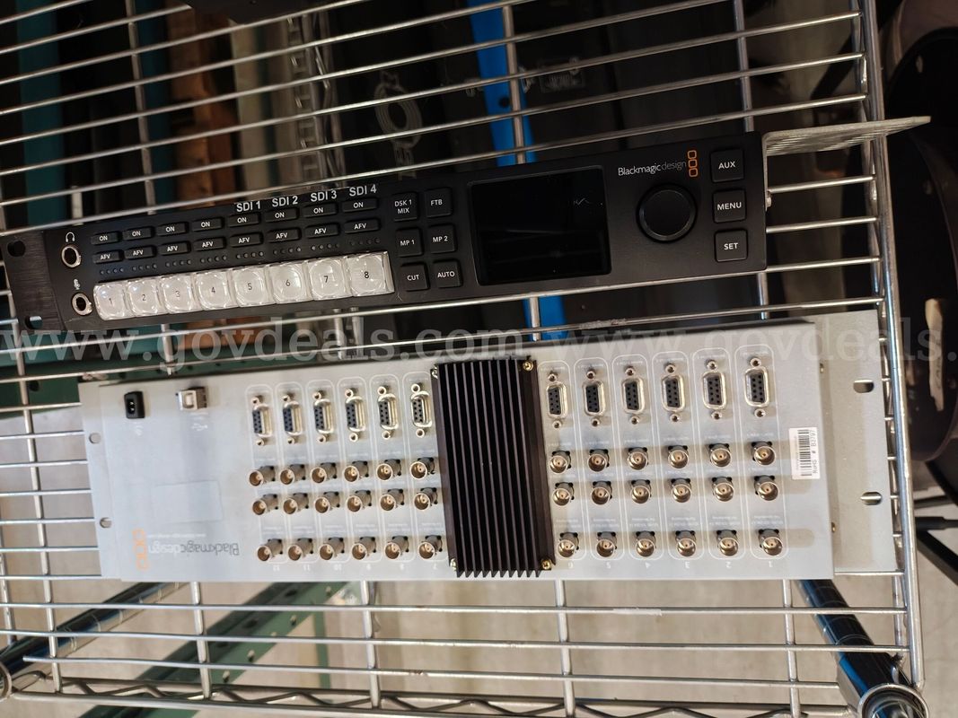 Blackmagic Design Universal Videohub Routing Switcher Chassis & 1RU Control Panel Lot