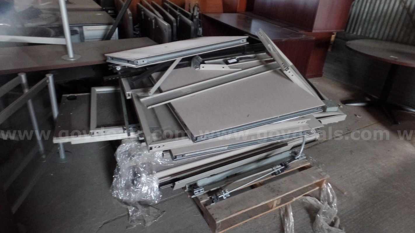 two pallets of office cubical