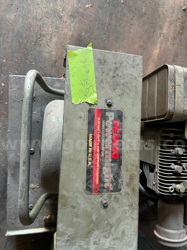 4000 watt generator lot 39